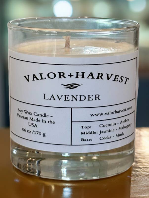 Candela di soia alla lavanda – Non tossica, profumi puliti, prodotta in America per la vendita all'ingrosso da parte di Valor+Harvest