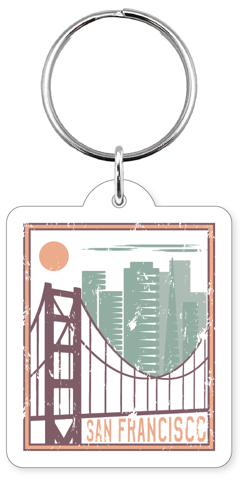 Morris Magnets - Wholesale Keychain - Unisex - Keychain - San Francisco Bridge 71