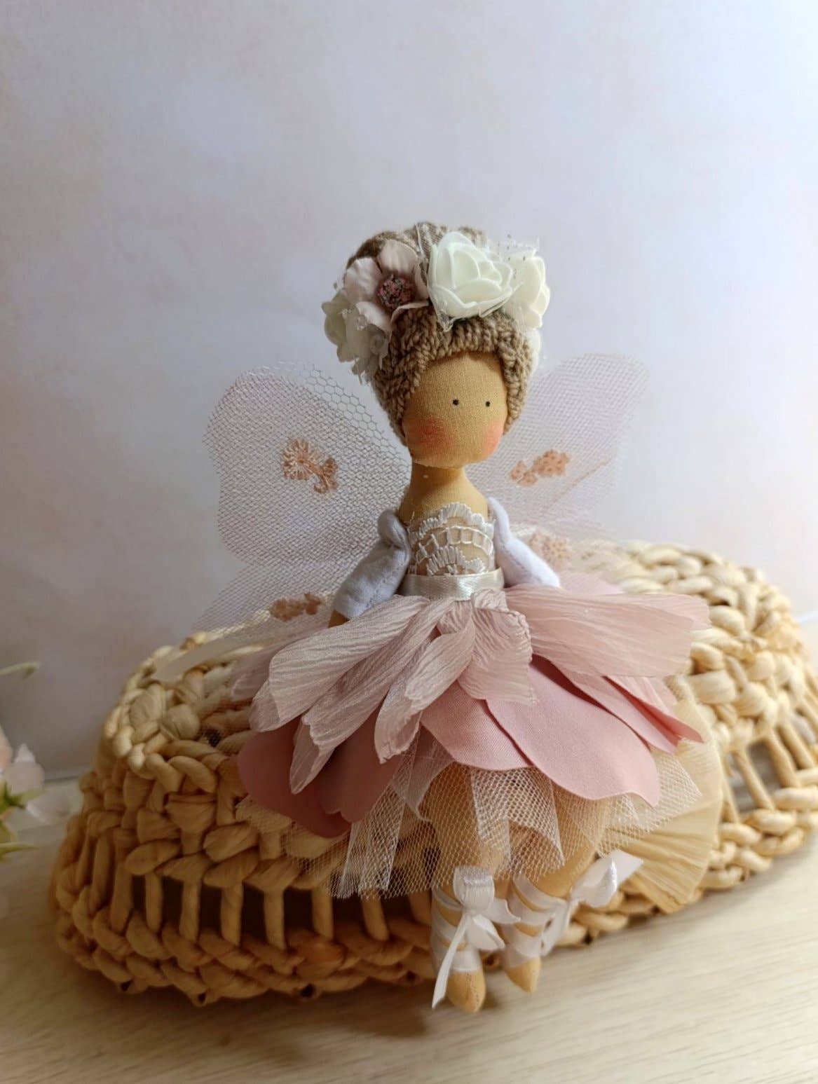 ChernikovaNataliya - Wholesale Pop - Kinderen - Handgemaakte Feeënballerina Pop – 20 cm (7,9 in)0