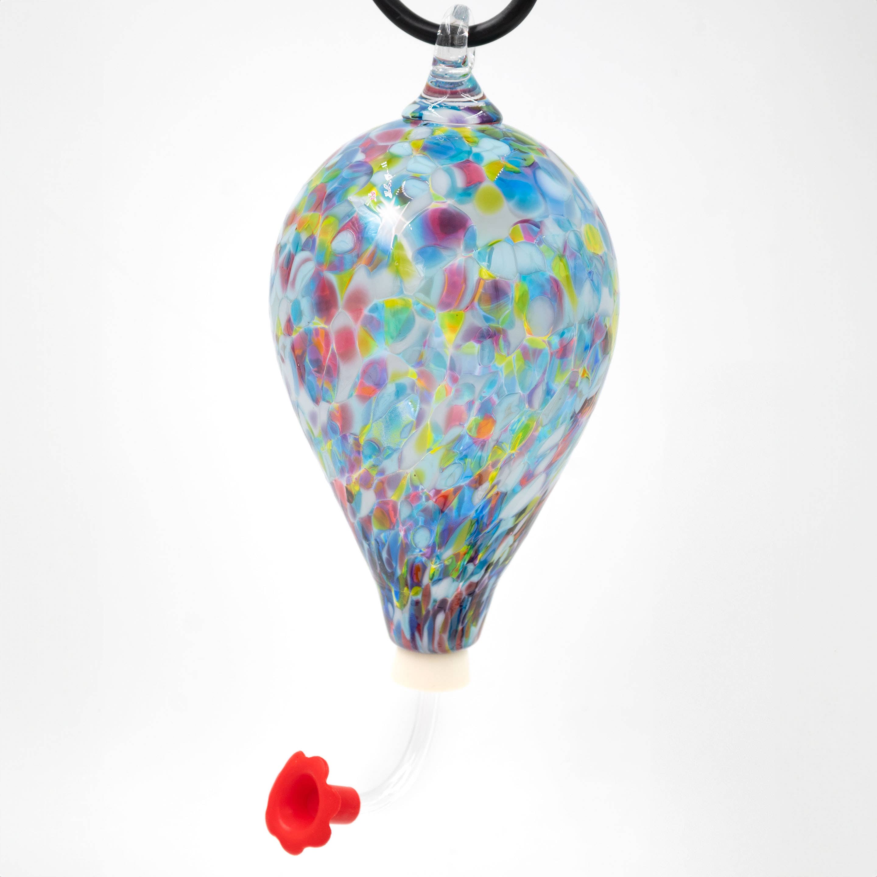 Boise Art Glass - Wholesale Bird Feeder - Glass Hummingbird Feeder -Tear Drop Shape4