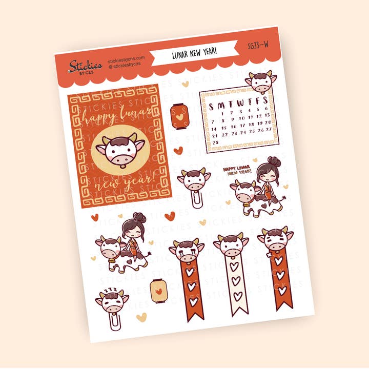 Capodanno lunare per la vendita all'ingrosso da parte di Stickies by C&S