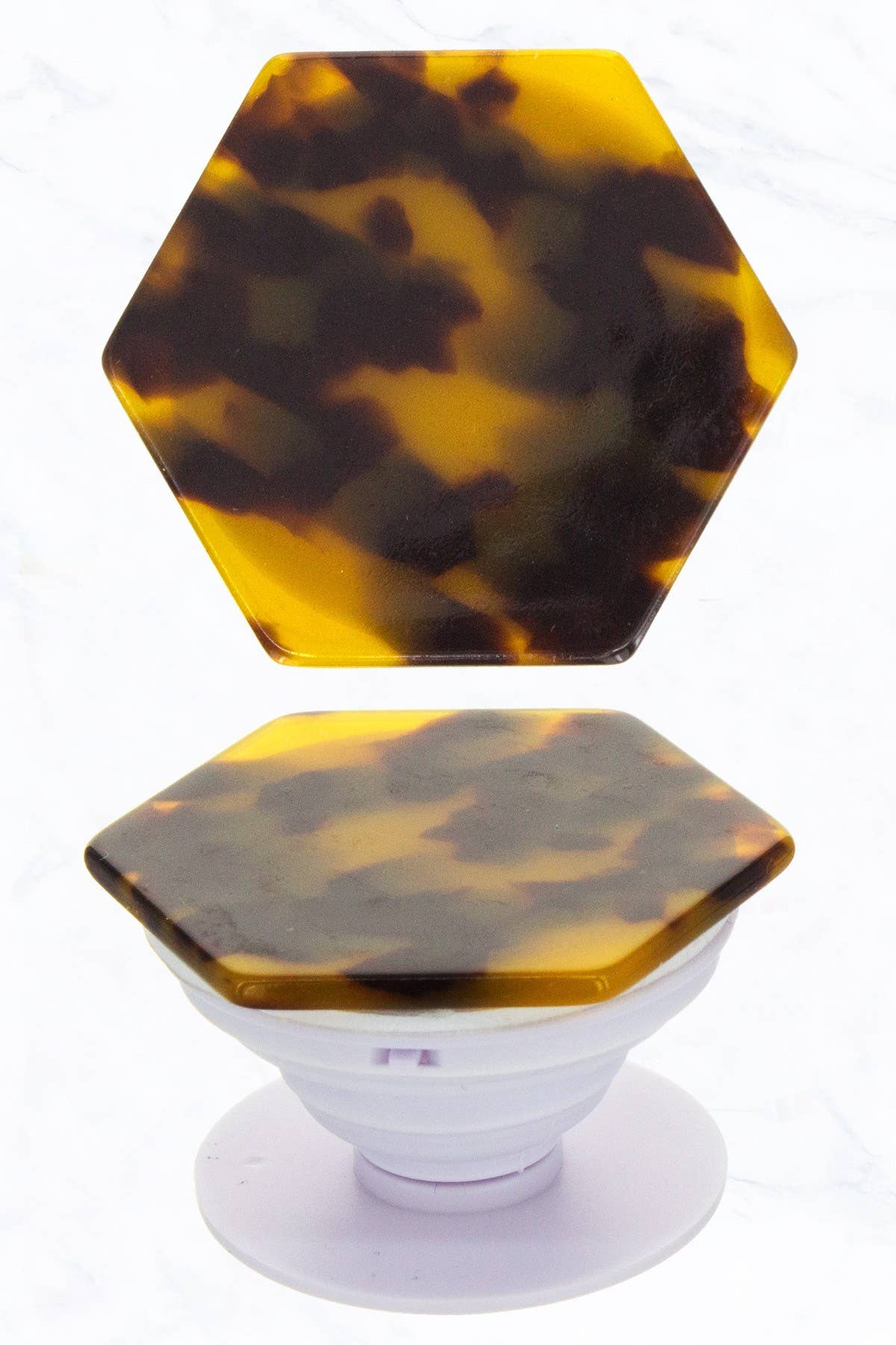 Suzie Q USA - Wholesale Phone Grip - Hexagon Acetate Phone Grip Pop Sockets1