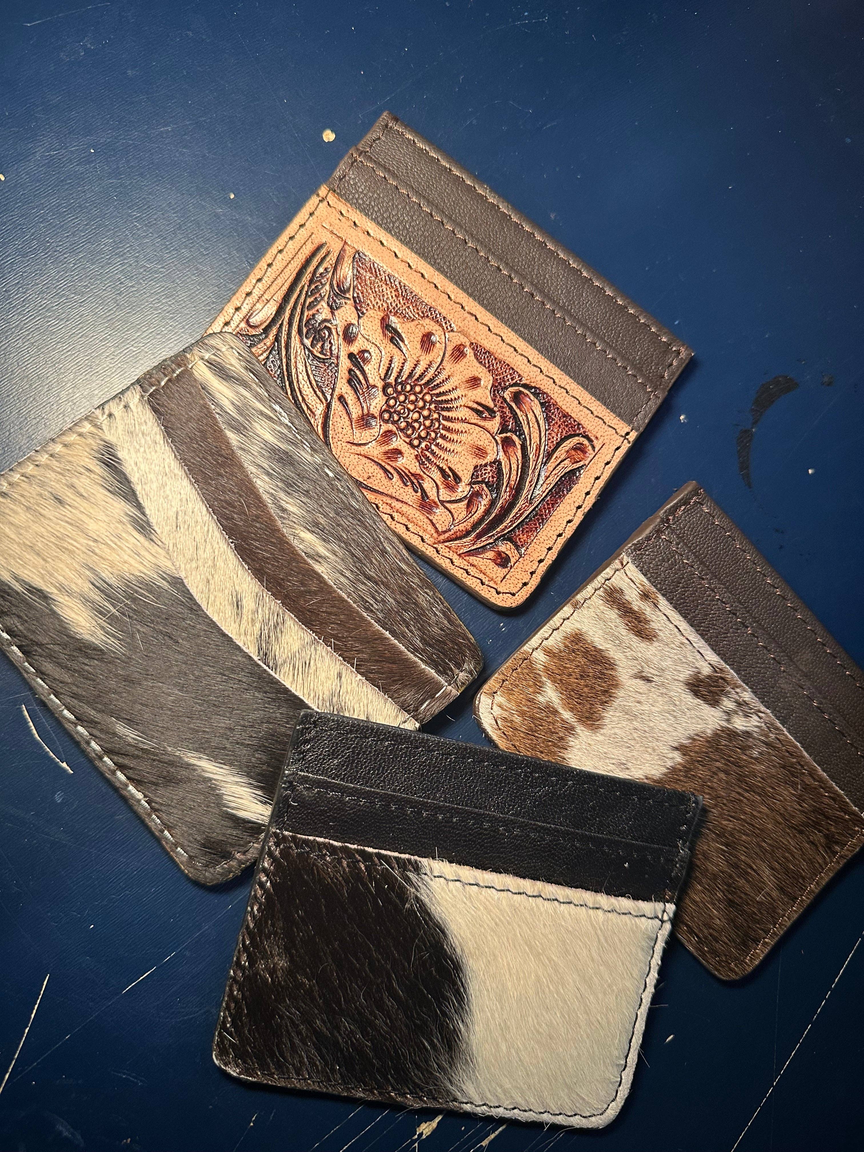 BDN Boutique - Vente Porte-cartes – femme - ÉTUI À CARTES EN CUIR VÉRITABLE/ PEAU DE VACHE1