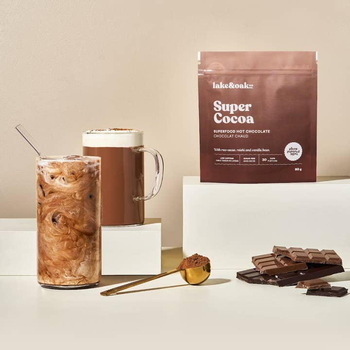 Super Cocoa - Mistura de Latte Superalimento {Anteriormente Cacao Mylk} por atacado de Lake & Oak Tea Co.