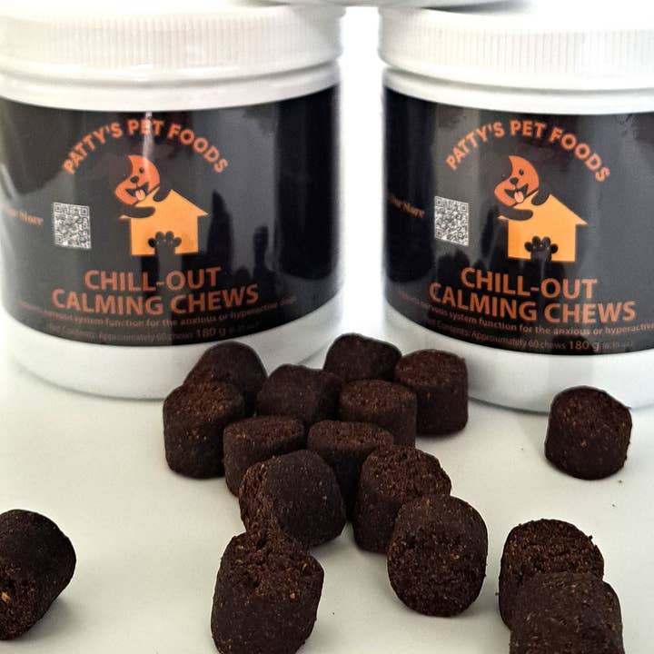Chill Out Calming Soft Chews- Beef Liver Flavor for wholesale by Patty's Pet Foods