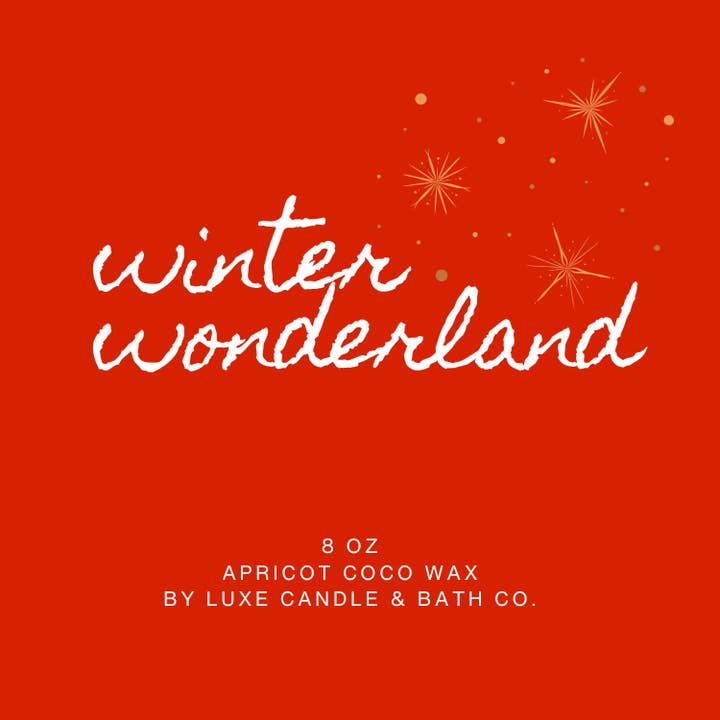 Winter Wonderland - Bougie de 8 oz. pour la vente par Luxe Candle & Bath Co.