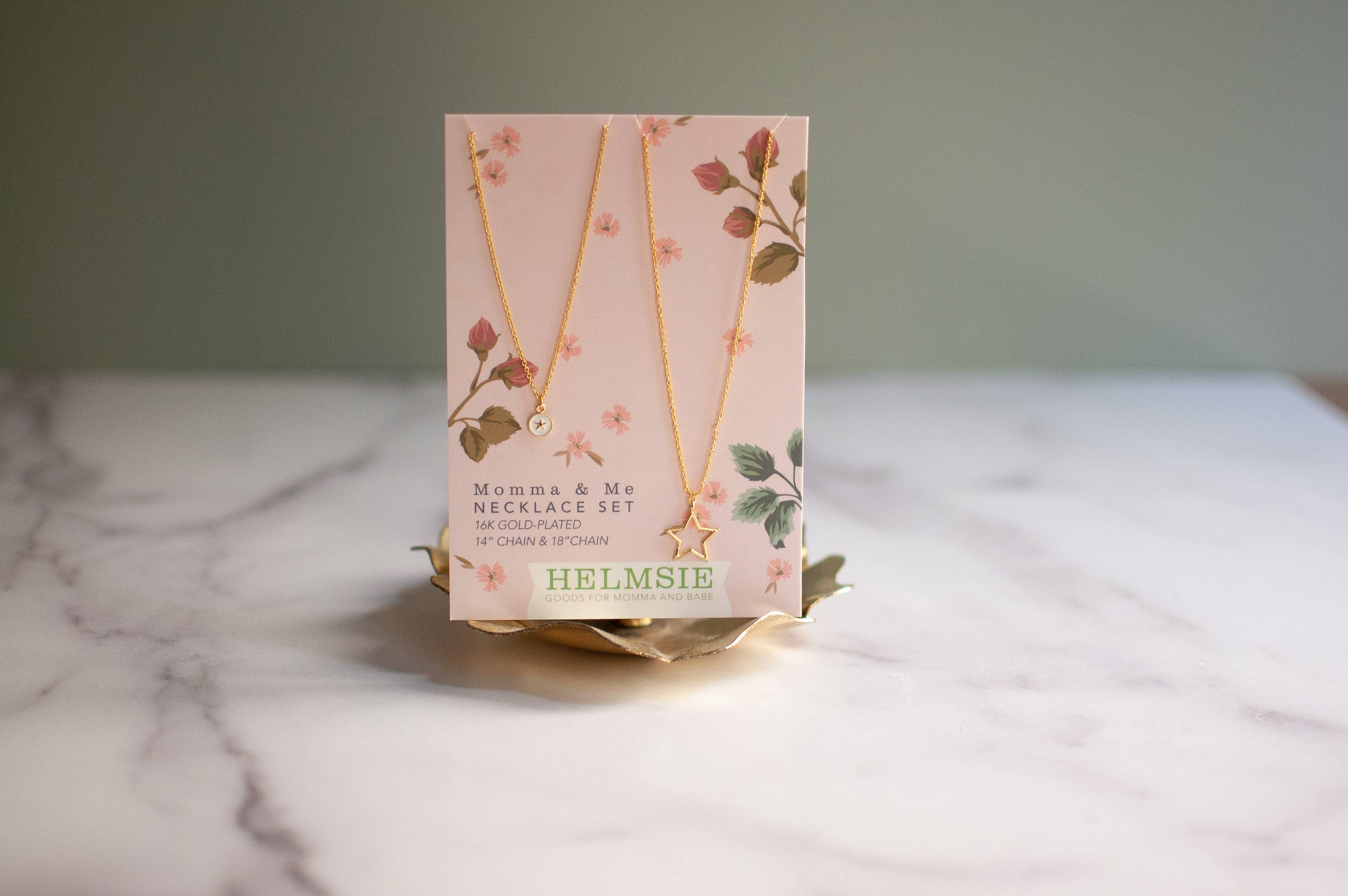 Helmsie - Wholesale Jewelry Set - Momma + Me Star Necklace Set5