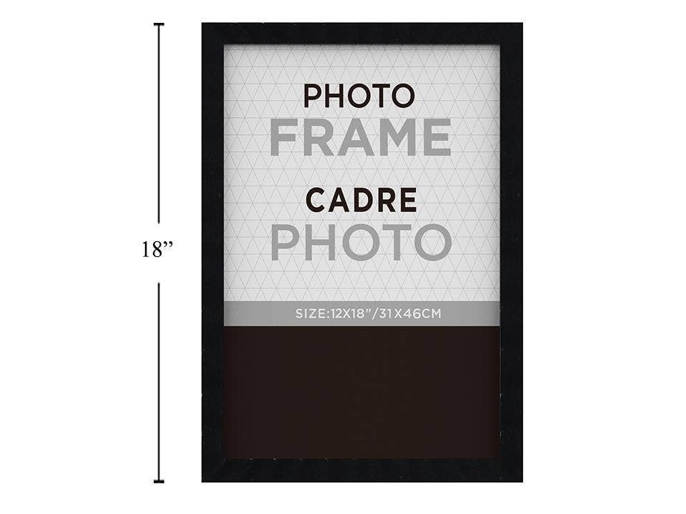 Truu Design - Wholesale Picture Frame - Gallery Frame 12x18", Black,PS, shrink wrap + pdq0