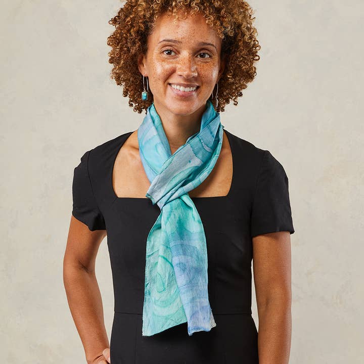 SERRV International - Wholesale Scarf - Women's - Blue Gogo Scarf