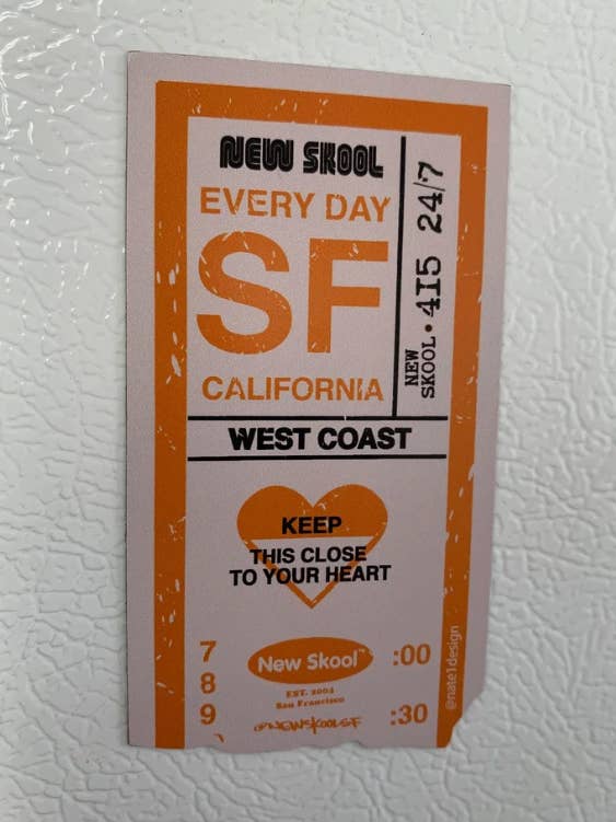 Transferencia OG de Muni de San Francisco Imán de Vinilo para venta al por mayor de New Skool