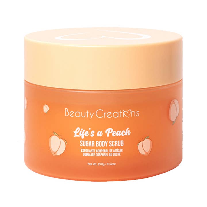PINEAPPLE Beauty - Wholesale Body Scrub/Exfoliant - Beauty Creations FC-BS5 Peach Sugar Body Scrub - 6pc1