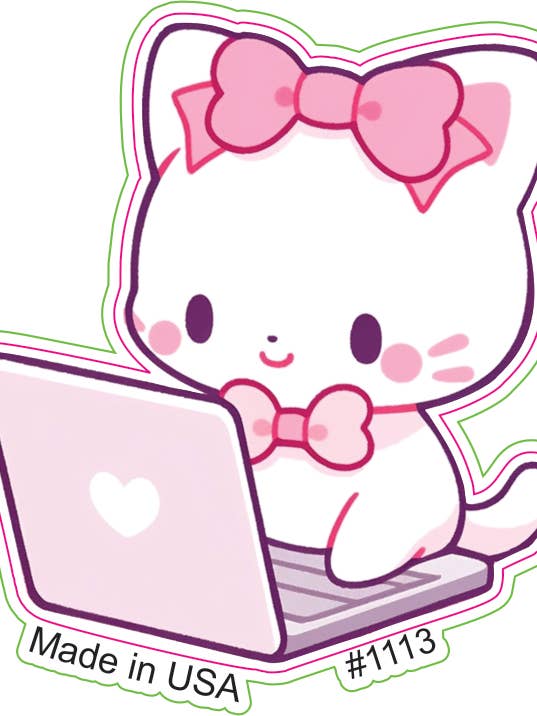 Techie Cutie kattensticker voor wholesale door Big monkey