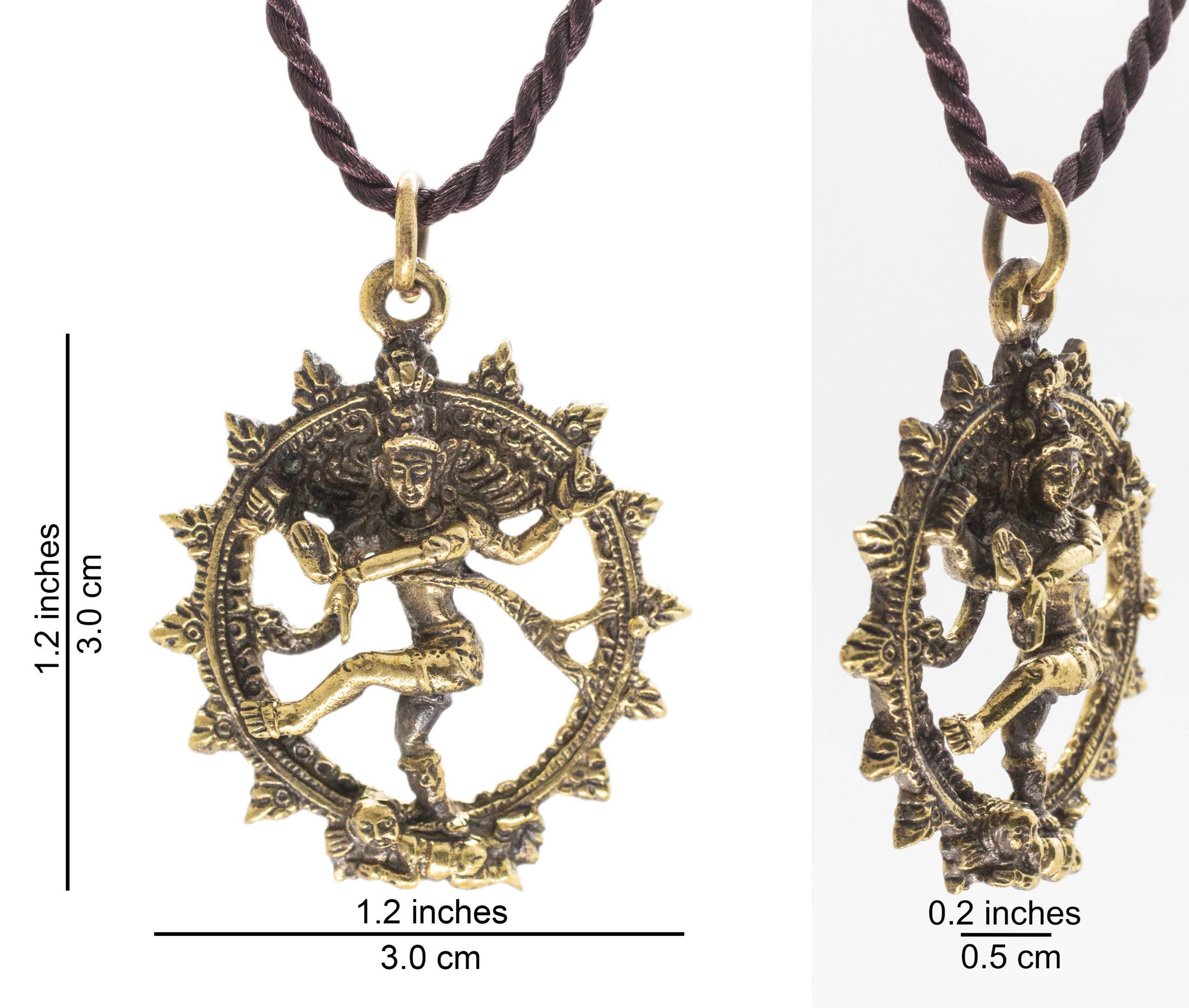 Artschatz LLC - Wholesale Pendant/Charm Necklace - Shiva Nataraja Pendant with Necklace1