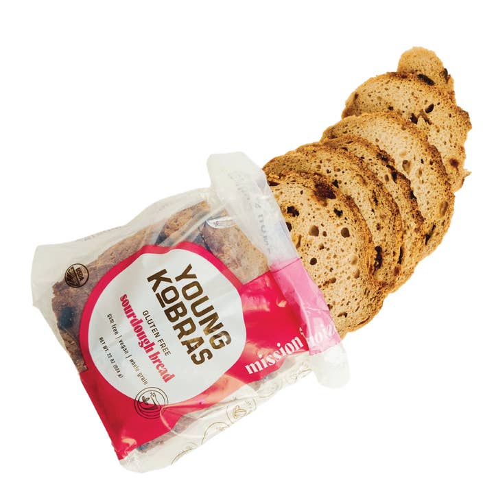 Young Kobras - Wholesale Bread/Tortilla - 4 Gluten-Free Sourdough Loaves (sliced)3