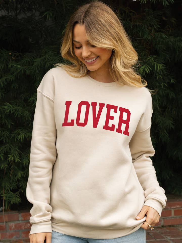 LOVER Graphic Sweatshirt for wholesale by OAT COLLECTIVE
