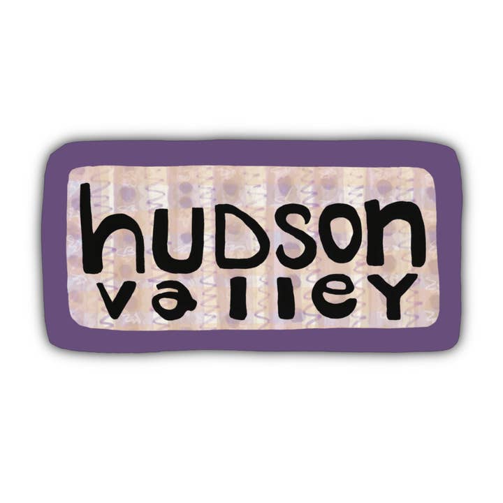 Bestemming: Hudson Valley New York - Sticker of Magneet voor wholesale door Hudson Illustration Co - About Town Co