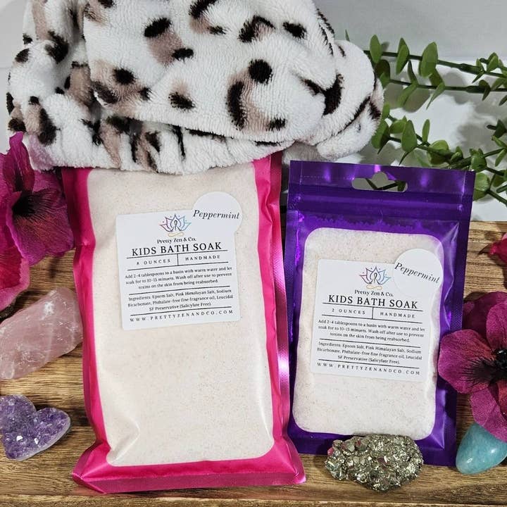 Kids Calming Bath Salts for wholesale by Pretty Zen & Company