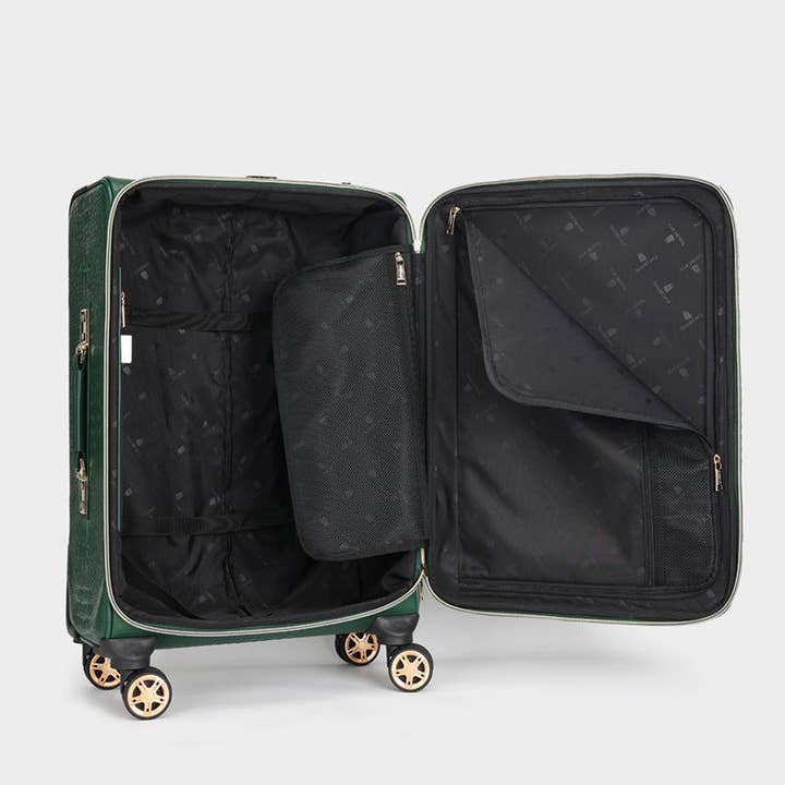 Tote&Carry - Wholesale Luggage - Apollo 2 Suitcase 2 Piece Set in Emerald Green7