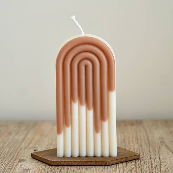 Two Tone Arch Candle for wholesale by ekru
