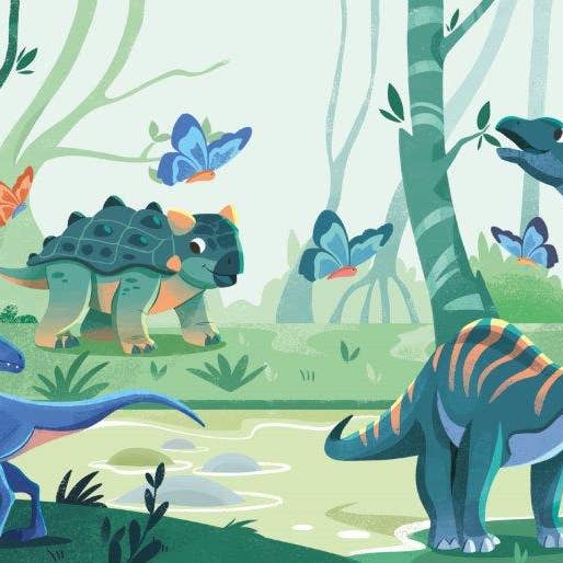 Axis Toys & Gifts - Wholesale Colouring and activity book – kids and baby - Sassi Free the Colours Reusable Paint Brush Book - Dinosaurs3