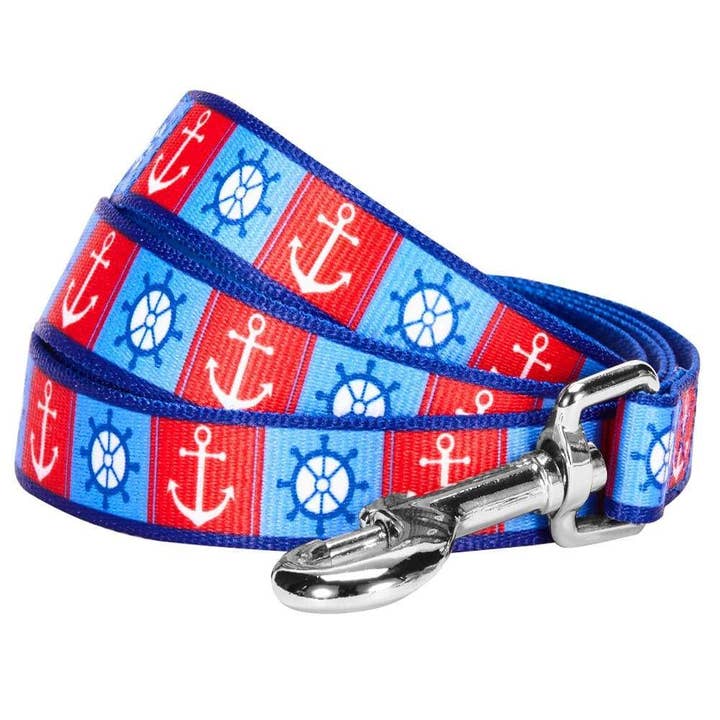 Nautische Hundeleine, Anker-Segelboot-Design Haustierleine für den Großhandel von Blueberry Pet