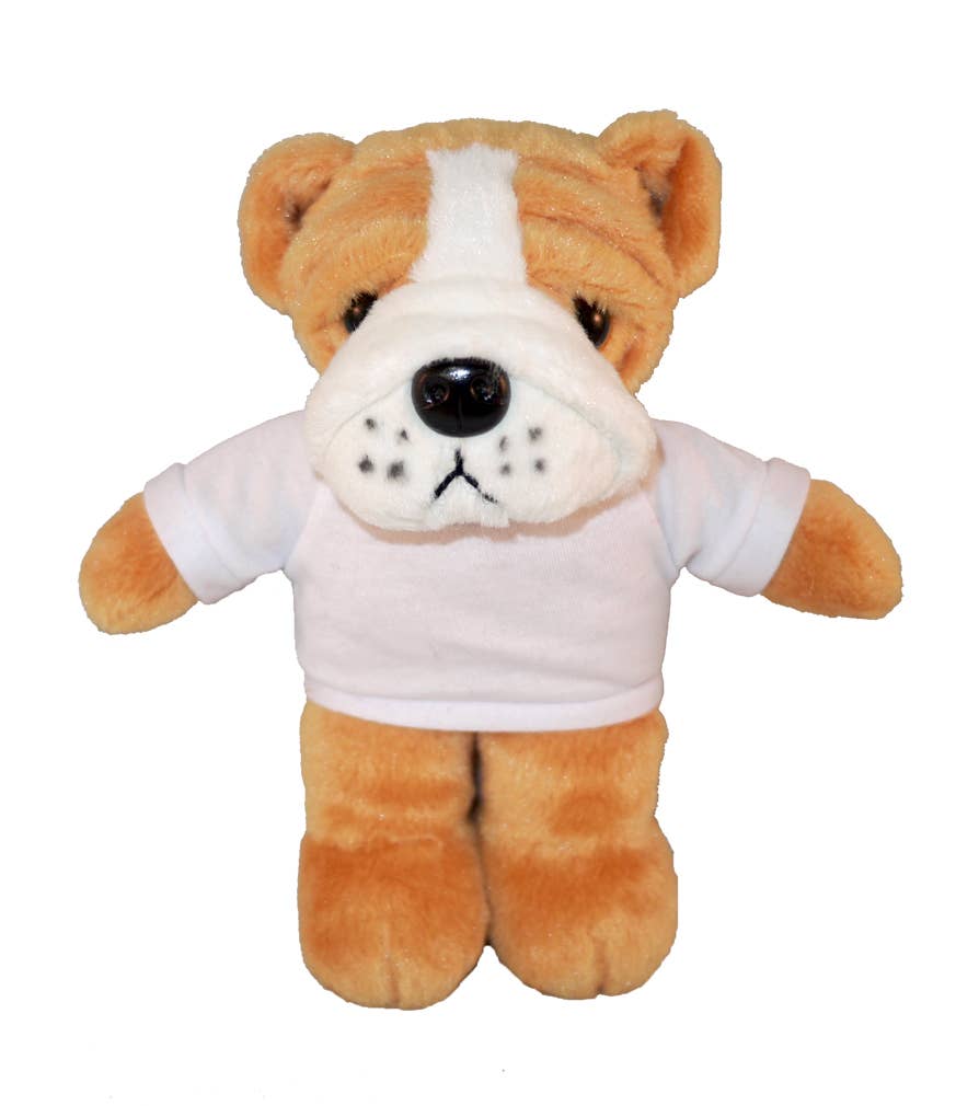 Plushland - Wholesale Stuffed/Plush Toy - Kids & Baby - Plush Bulldog Bean Bag animal 8"7