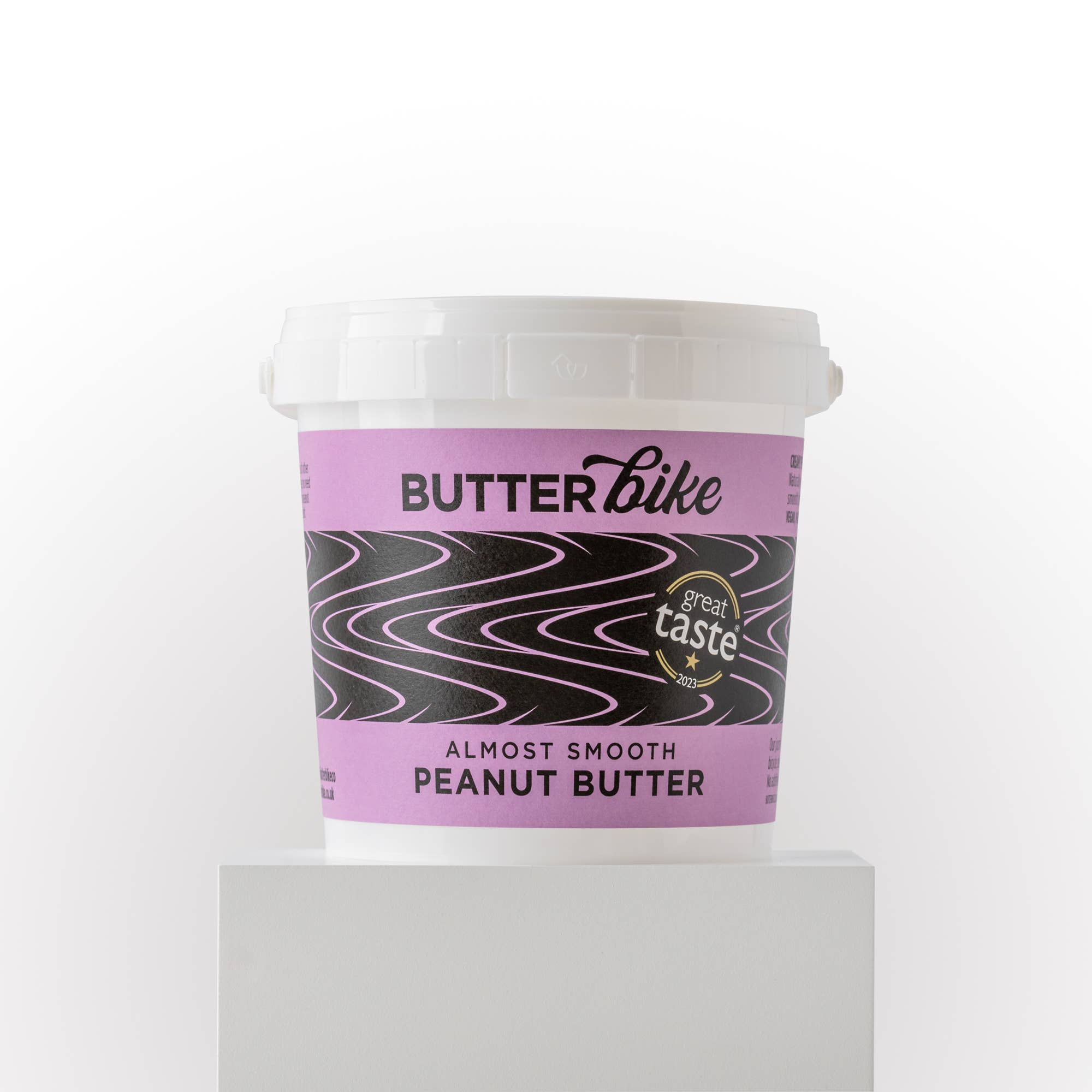 Butter Bike Co Peanut Butters – wholesale Nut butter – Almost Smooth Peanut Butter 1kg Tub - made in the UK 0