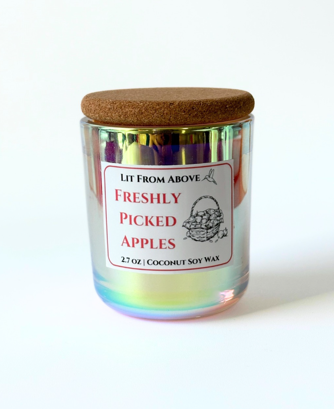 Lit From Above - Wholesale Jar/Filled Candle - Freshly Picked Apples • 2.7 oz0