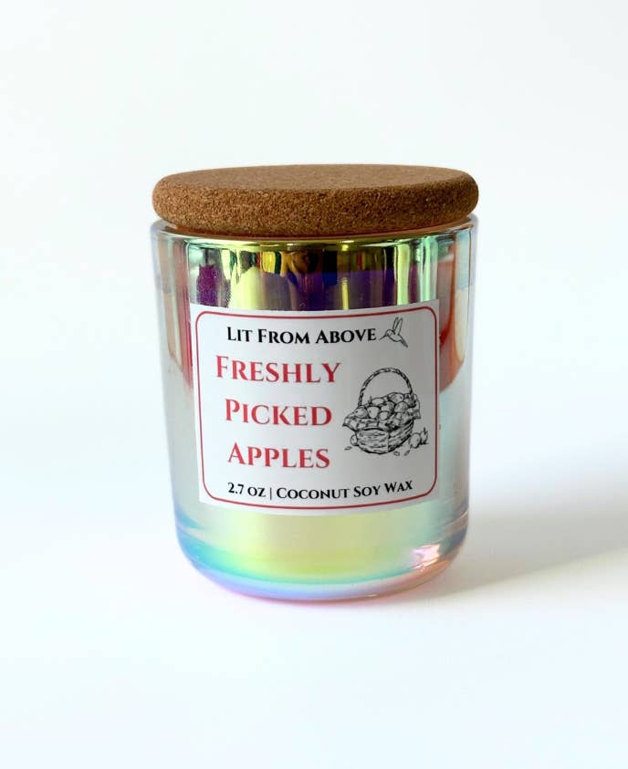 Lit From Above - Wholesale Jar/Filled Candle - Freshly Picked Apples • 2.7 oz