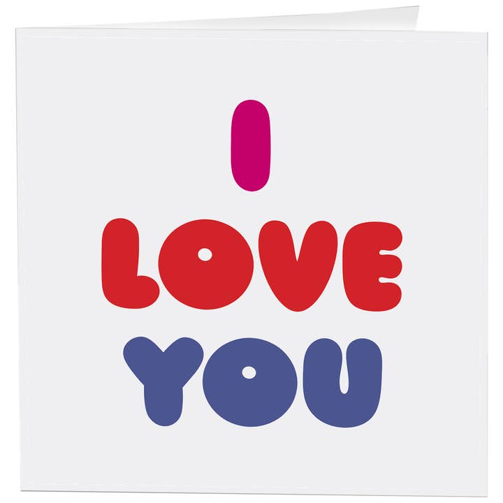 Cards - D346 - I Love You - Love (Saying) for wholesale by Quotable