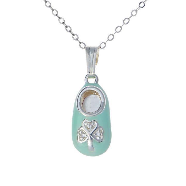 The Irish Jewelry Company - Wholesale Pendant/Charm Necklace - Irish Baby Bootie Pendant
