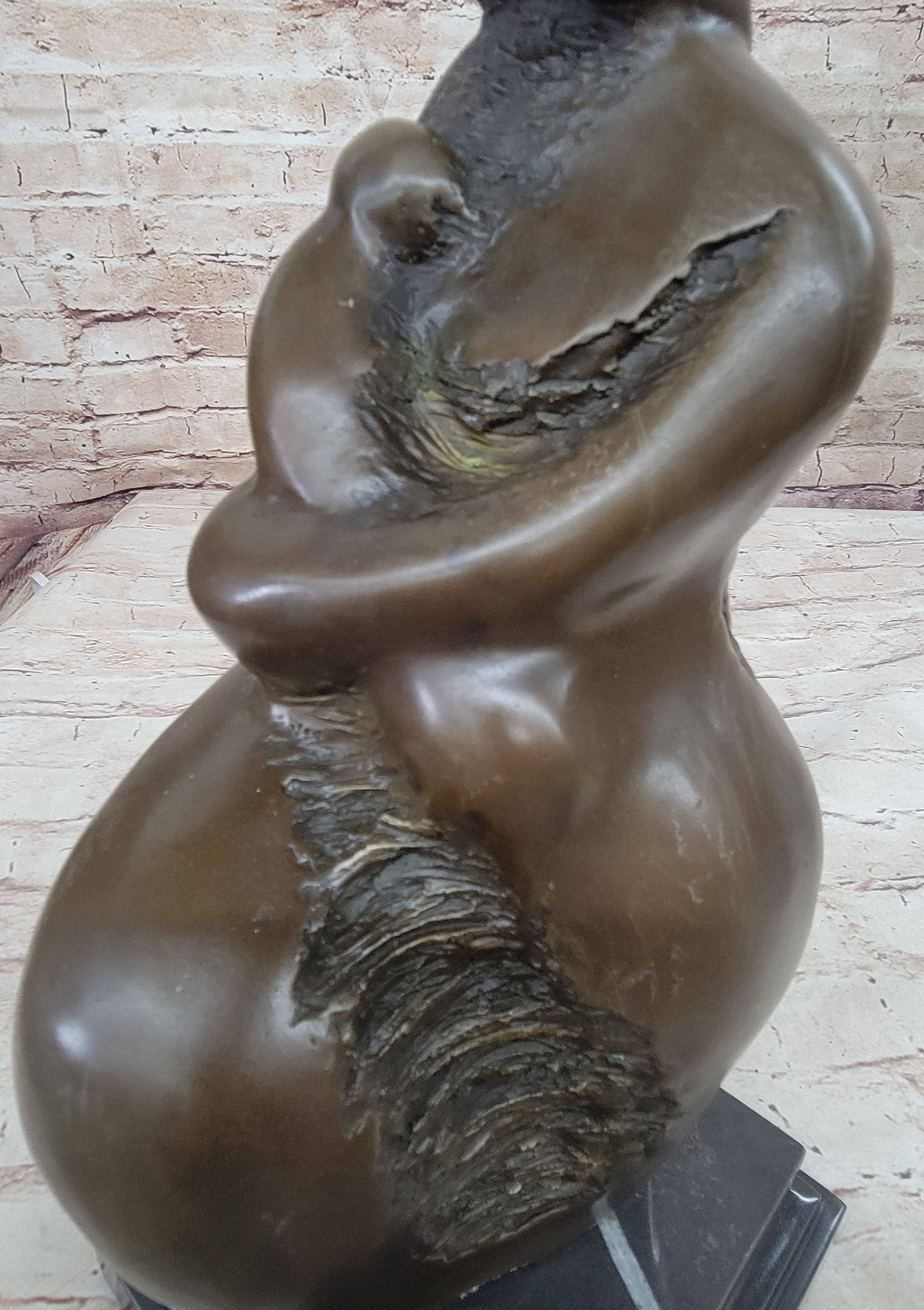 Bronzhaus – wholesale Sculpture – Hand Made Abstract Modern Style Mother and Child by Botero Bronze Sculpture8