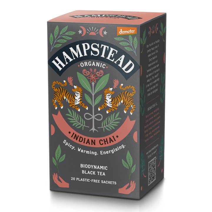 Hampstead Organic Indian Chai Tea Bags - (Single - 1x20g) for wholesale by Hampstead Tea