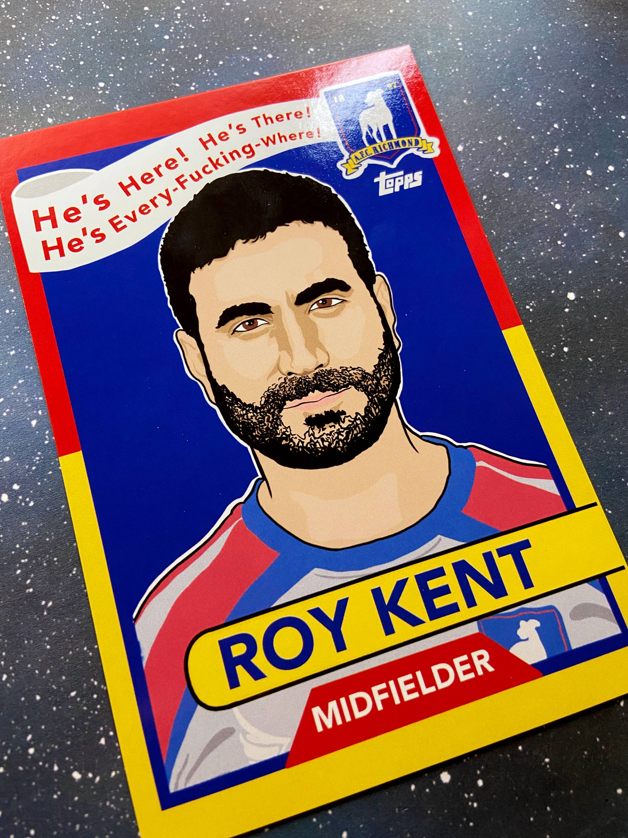 The Red Swan Shop - Wholesale Postcard - Postcard- Ted Lasso - Roy Kent Trading Card0