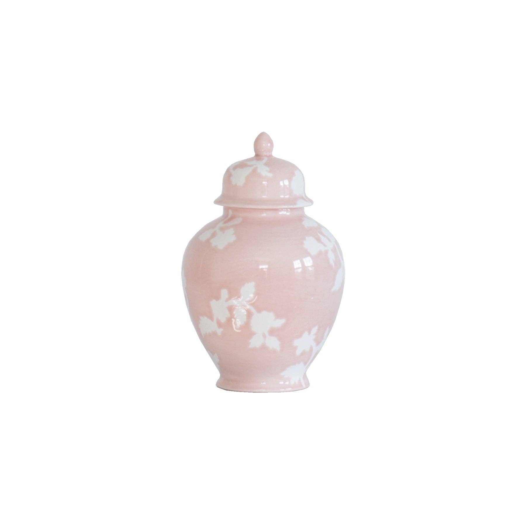 Lo Home | Ruby Clay – wholesale Decorative jar – Chinoiserie Dreams Ginger Jars in Cherry Blossom Pink0