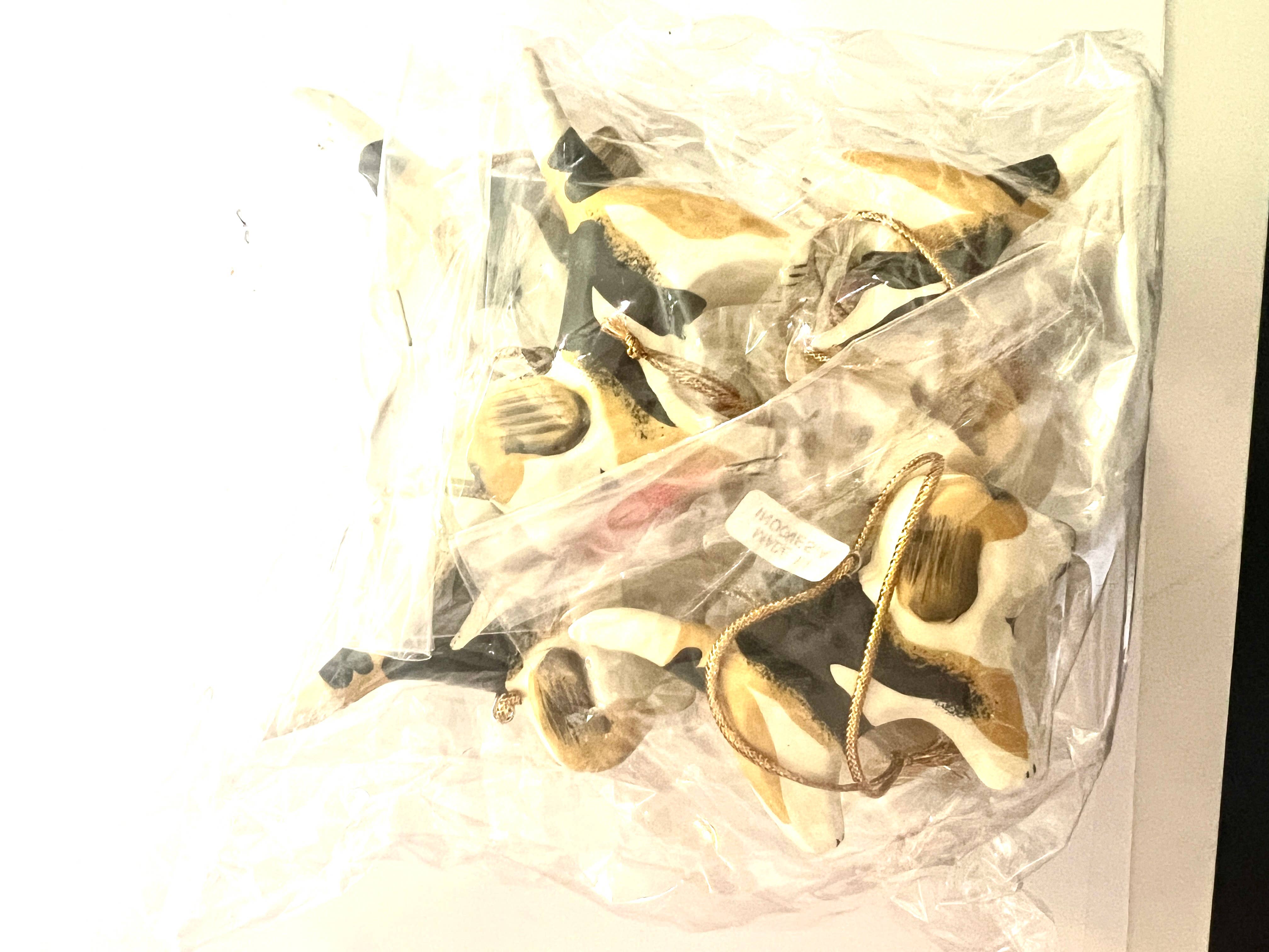 Erik & Mike - Wholesale Ornament - Dog Christmas ornament wood3