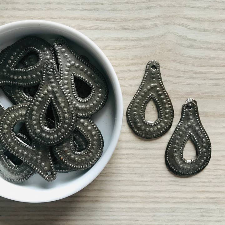 Beautifully Made Fair Trade - Wholesale Craft Supplies - Haiti | Metal Charm- Set of 61