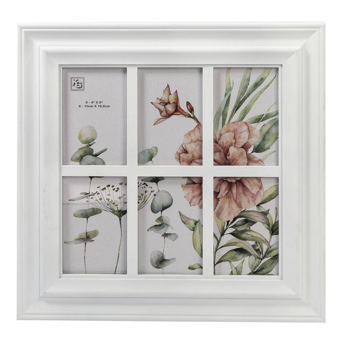 Kiera Grace - Wholesale Picture Frame - Kiera Grace Brae Collage 6-4X6" OPENING COLLAGE FRAME4