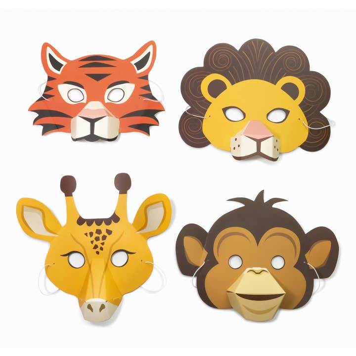 Clockwork Soldier - Wholesale DIY Craft Kit - Kids - Create Your Own Jungle Animal Masks
