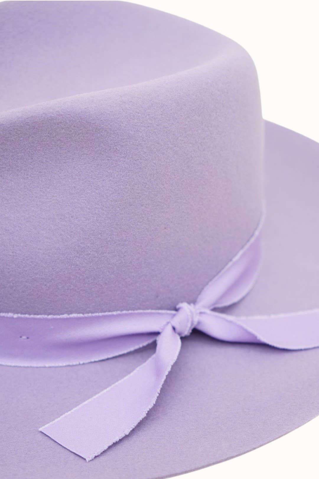 Olive & Pique - Wholesale Fedora - Unisex - KAIA - 100% Wool Felt Rancher, Satin Lined, Unisex, Wisteria2