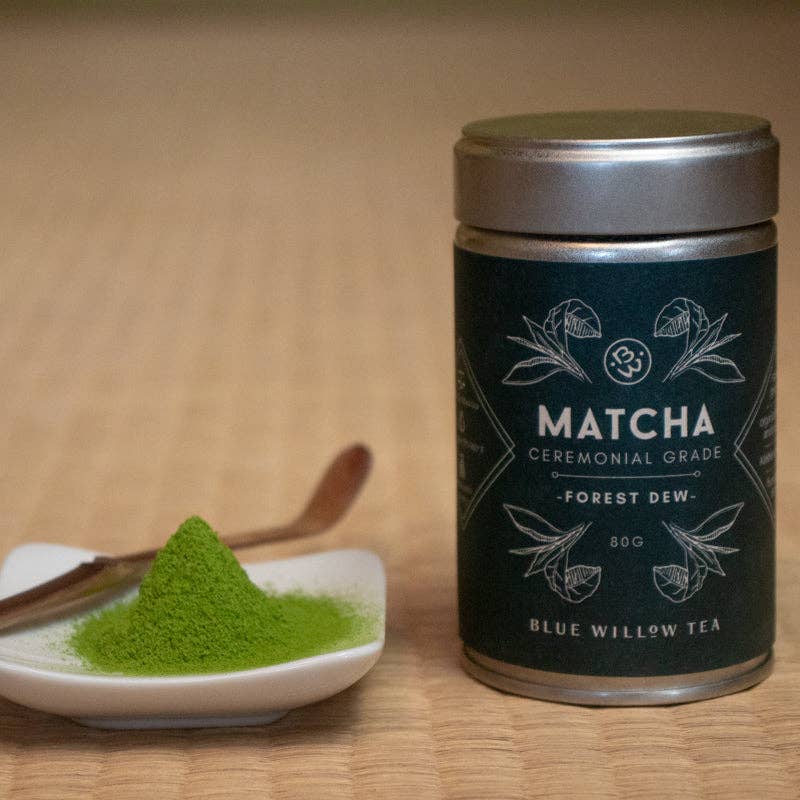 Blue Willow Tea - Wholesale Health/Detox Tea - Forest Dew Ceremonial Latte Matcha Wholesale3