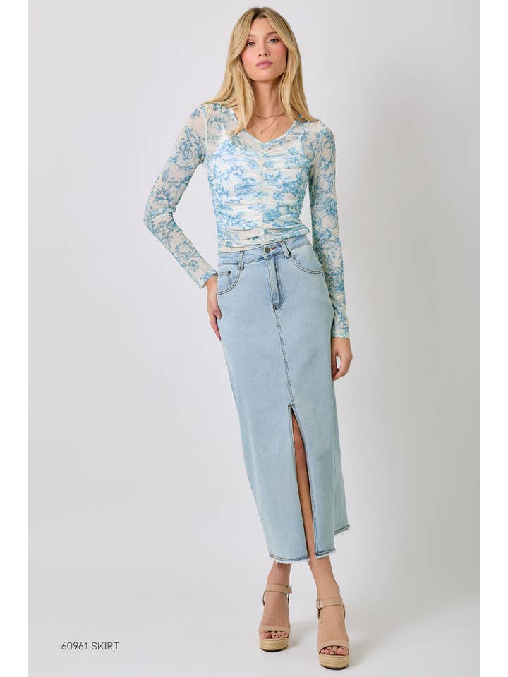 Mystree - Wholesale Blouse - Women's - 60527 Floral Ruching Top 4