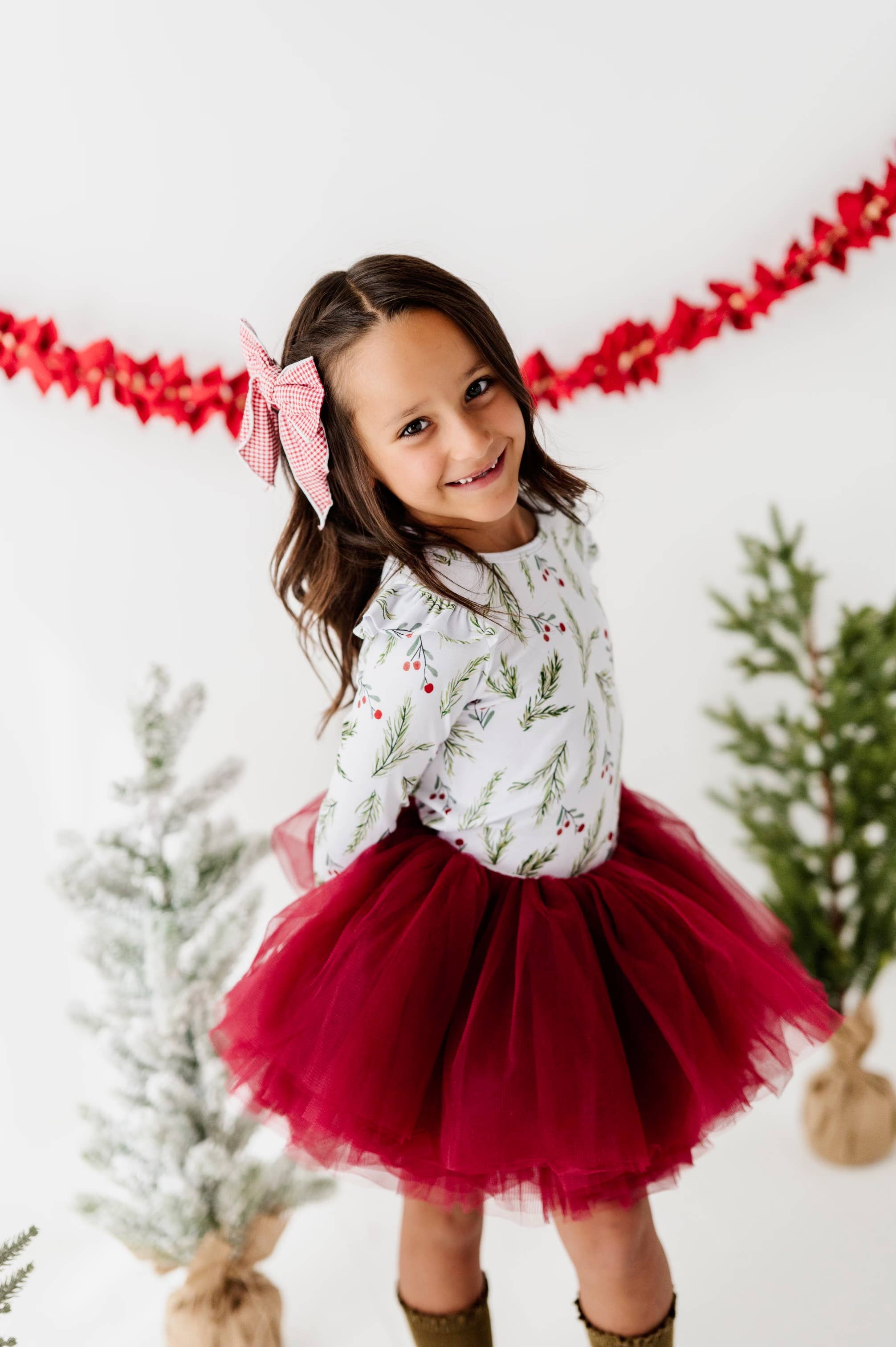 The Glam Goat – wholesale Tutu – Child – Full Layered wine Tutu, Full Tutu Skirt, Deep Red Tutu Skirt1