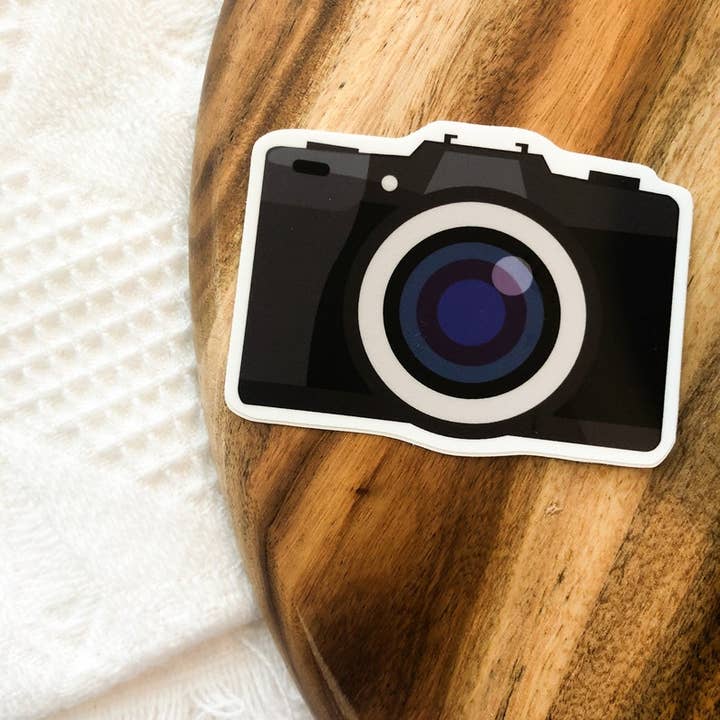 Camera Sticker for wholesale by Sagie May Design Co