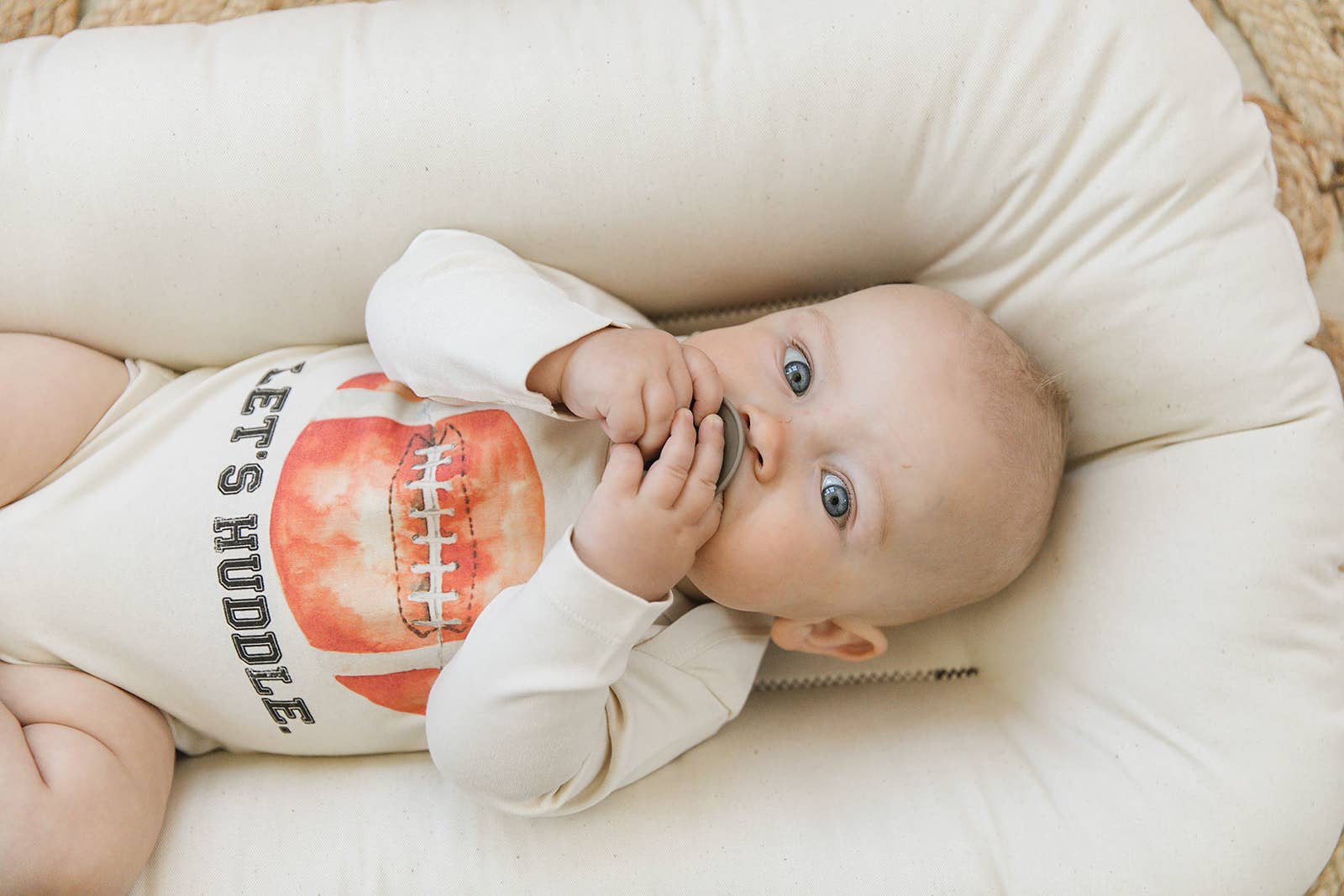 Urban Baby Co. - Wholesale Bodysuit (Non-Footed) - Baby - Let's Huddle Football Organic Baby Onesie & Toddler Tee6