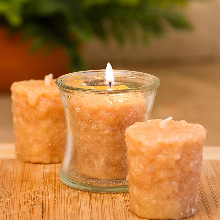 Warm Glow Candle Company - Wholesale Votive Candle - Banana Nut Bread 3 Pack Votive Wholesale0