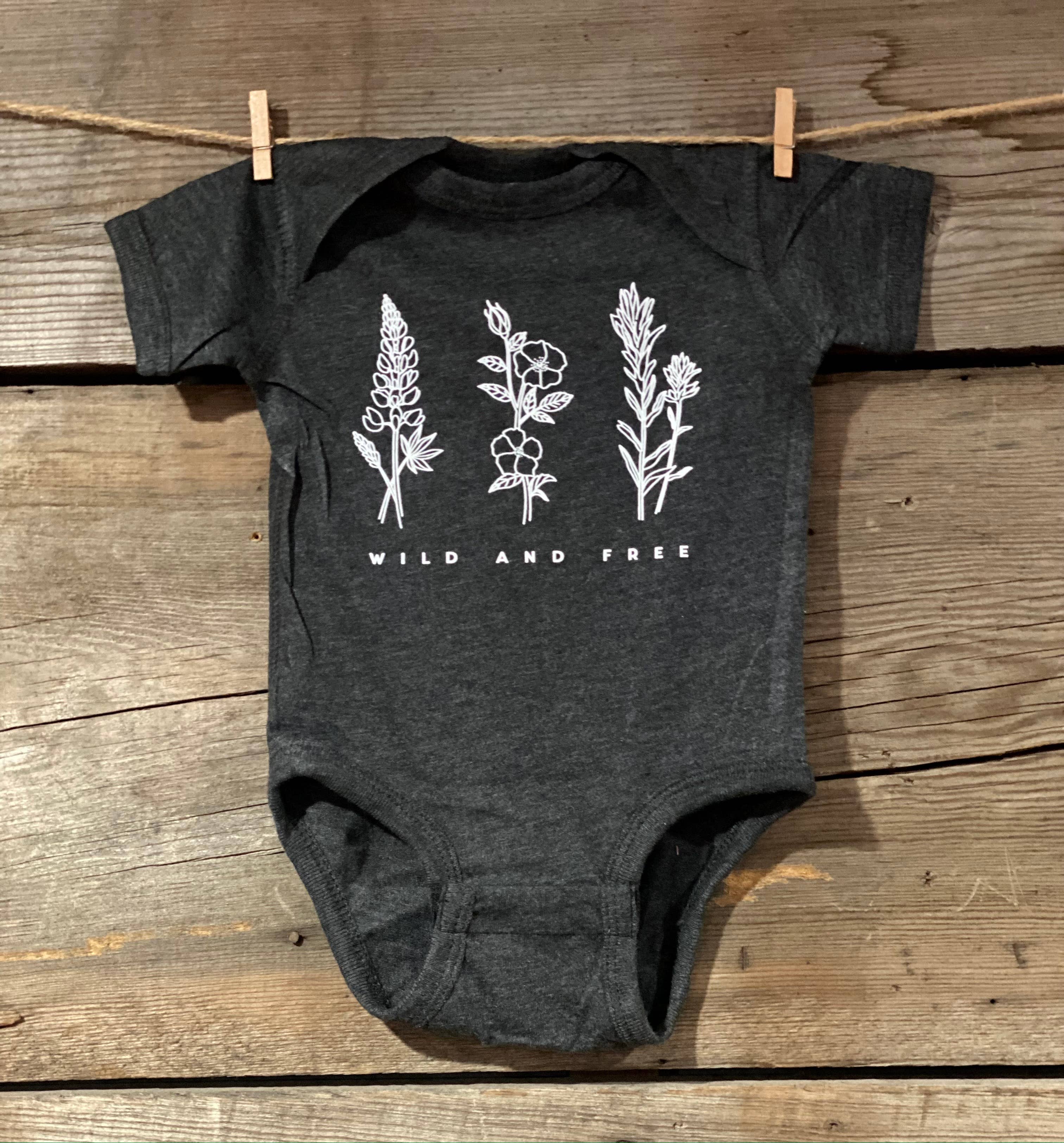 Made of Mountains - Wholesale Bodysuit (Non-Footed) - Baby - Wild and Free Onesie4