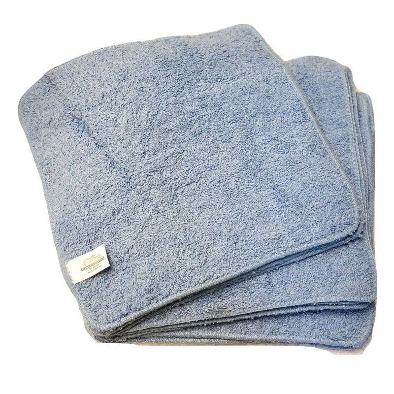 Soft Textiles - Wholesale Towel Set - Soft Textiles Washcloths Towel 12-24 Pack Solid Color 100% Cotton Baby Face Towel Set 12"x12" Wholesale Lot5
