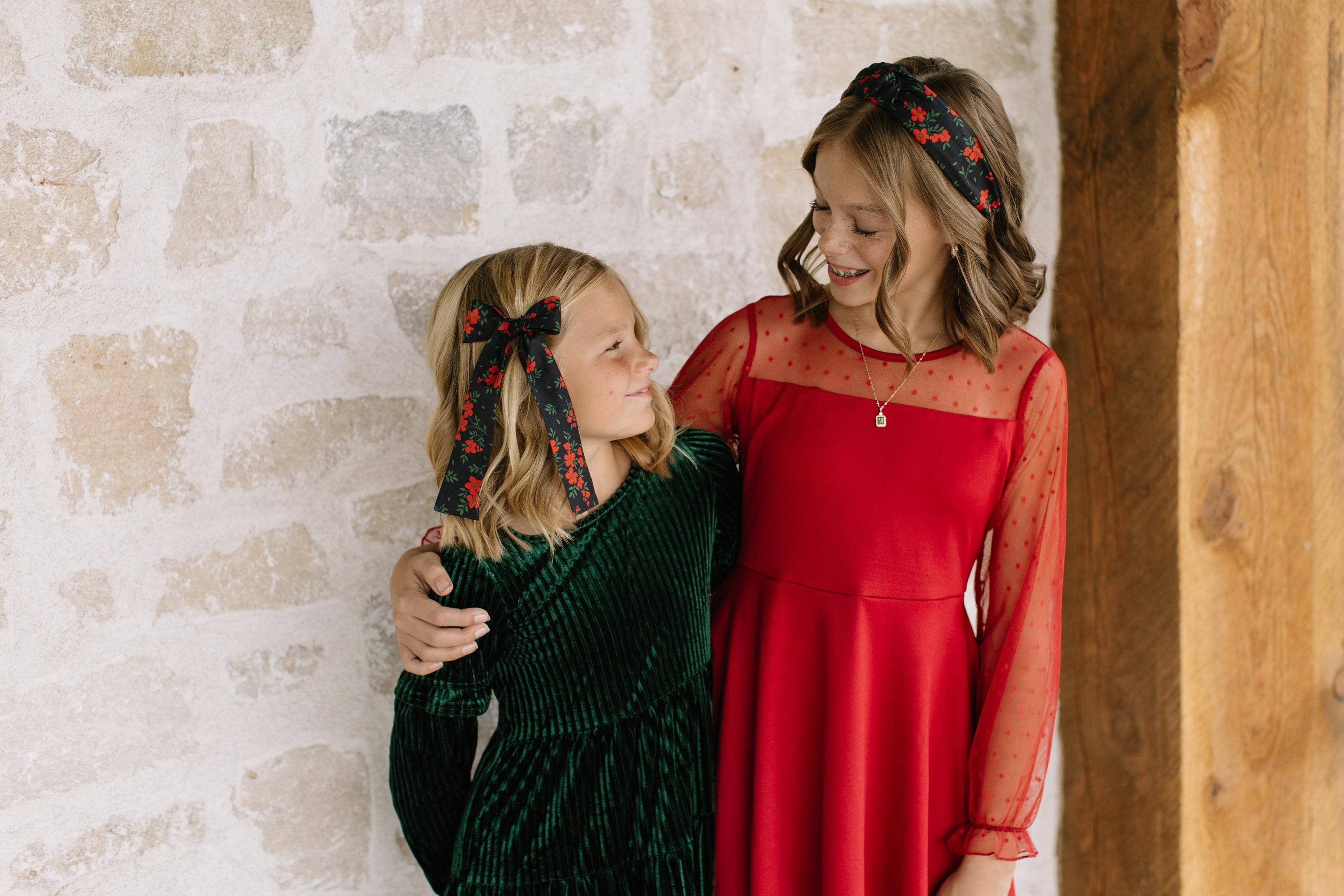 Boon Ties – wholesale Fashion headband – women's – Red Hot Floral - Knotted Headband6