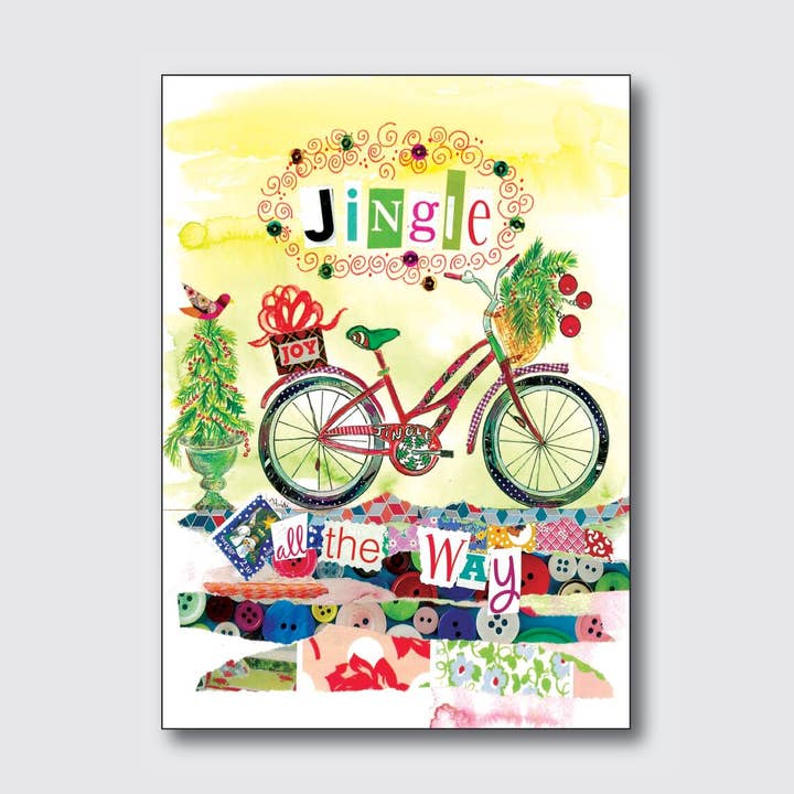 Jingle All The Way for wholesale by Chique Lixo Greeting Cards